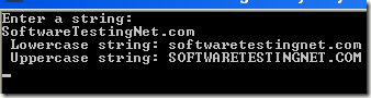 How to Print a String in Uppercase and Lowercase using C#